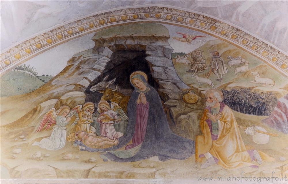 Caravaggio (Bergamo) - Affresco della Natività nella Chiesa di San Bernardino